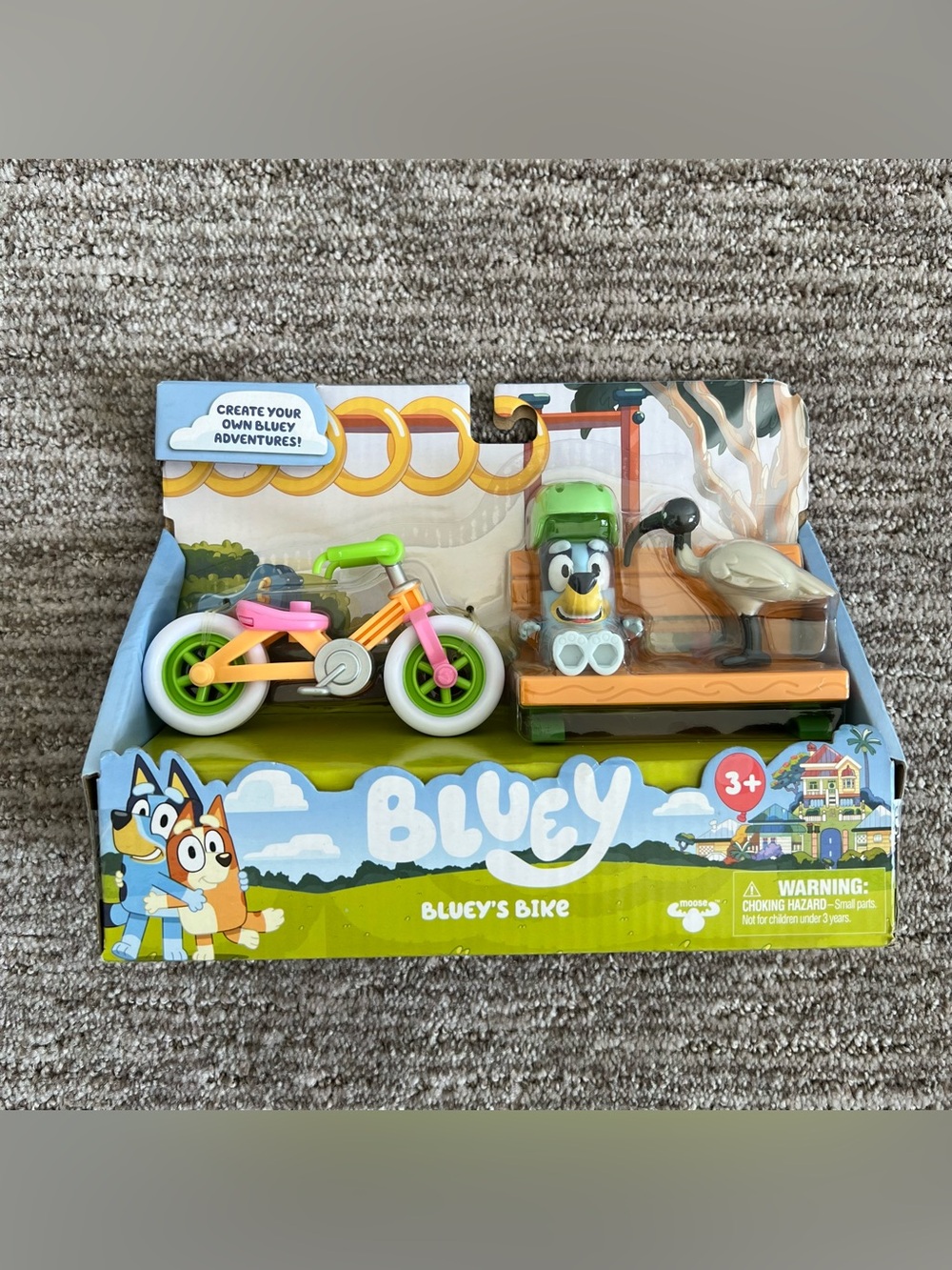NIB Bluey Play Set Bluey’s Bike